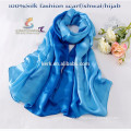 Lightweight Extra long infinity most beautiful arab hijab 100% silk scarf